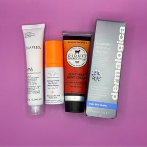 Olaplex, Drunk elephant, Dionis & Dermalogica